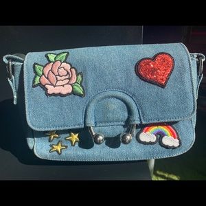 Blue Jean patches purse